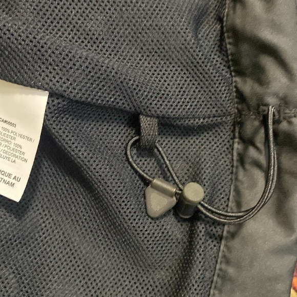 Nike rain wind breaker jacket men XXL black outdoor hiking casual camp - Picture 9 of 11